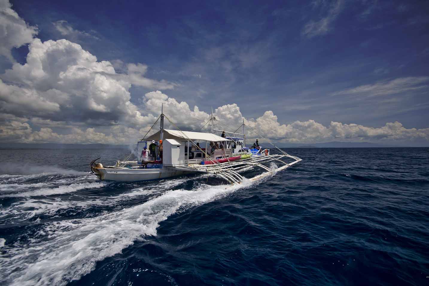 One of our two Banca dive boats